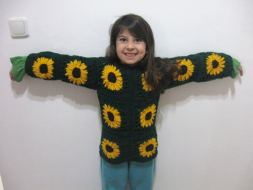 Sunflower Granny Sweater photo 2