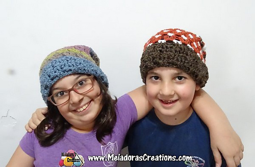 V stitch Cluster Slouch Hat photo 7