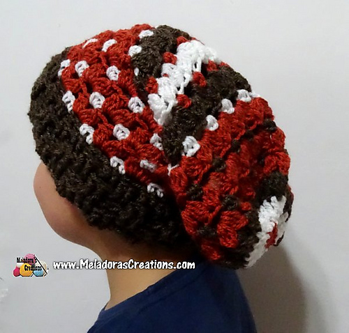 V stitch Cluster Slouch Hat photo 6