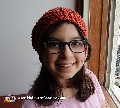 Raspberry Stitch Slouch Hat photo 6