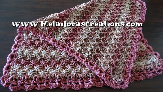 double sided crochet blanket