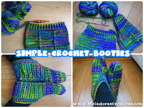 Simple Crochet Booties photo 8