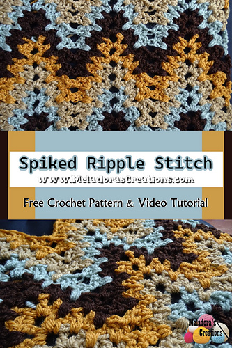 Spiked Ripple Crochet Stitch photo 1