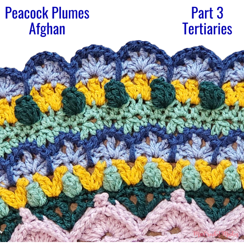 Peacock Plumes Afghan - Melinda Miller