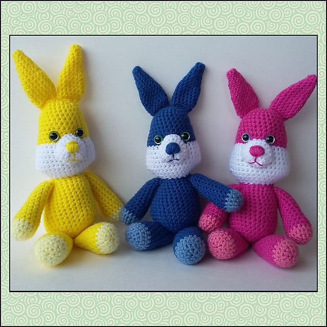 Ravelry Spring Bunnies pattern by Melissa's Crochet Patterns