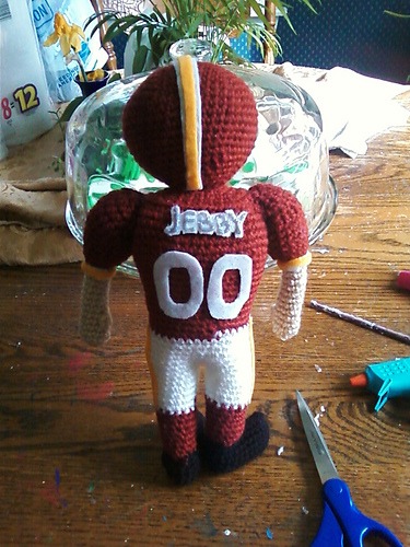 Fotballspiller Amigurumi - MelissaHarsh