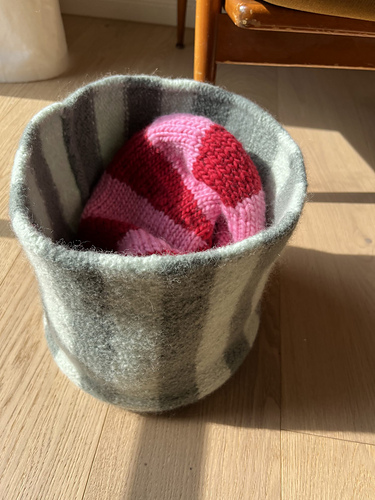 Simple Stripes Basket