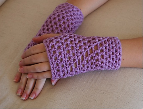 Openwork Fingerless Gloves photo 2