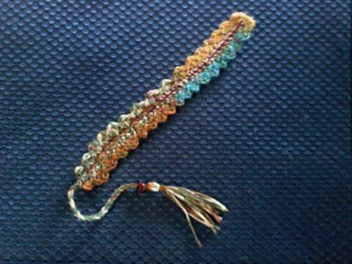Crocheted Shell Bookmark photo 9