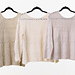 Quiet detail sweater - Fruas Genser pattern 