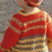 Striped Crochet Cardigan and Hat photo 3