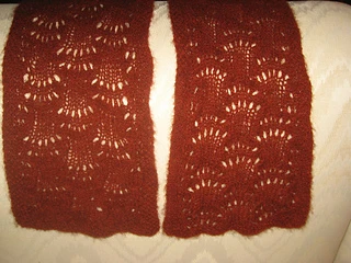Wavy lace Qiviut Scarf Designed for Windy Valley Muskox