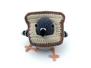 Pigeon pattern available separately as a free pattern