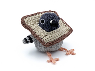 Pigeon pattern available separately as a free pattern