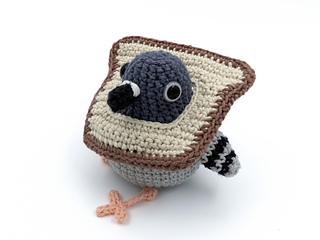 Pigeon pattern available separately as a free pattern