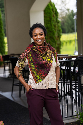 Scribble Shawl