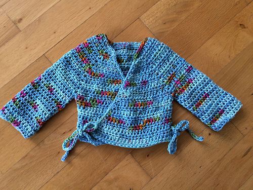 Newborn Wrap Sweater photo 4