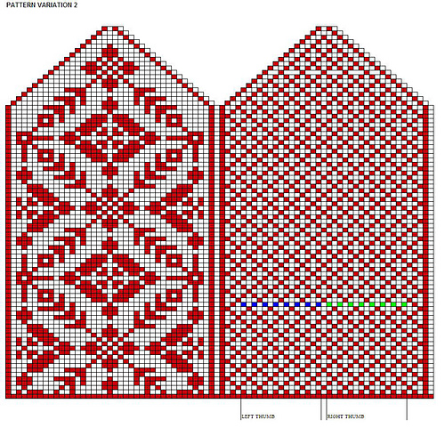 A variation on the traditional Norwegian Selbu mitten photo 7