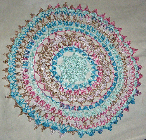 Autumn Spice Mandala Doily photo 8