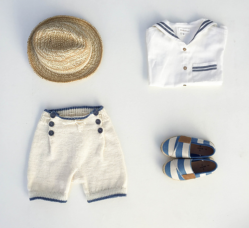 Buttoned up shorts / Shorts med legg - Marianne J. Bjerkman