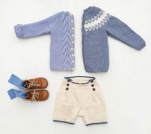 Buttoned up shorts / Shorts med legg - Marianne J. Bjerkman