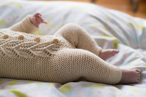 Bladrilledress / Garter leaves suit - Marianne J. Bjerkman