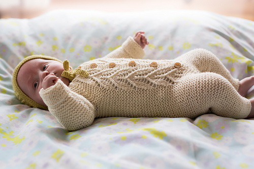 Bladrilledress / Garter leaves suit - Marianne J. Bjerkman