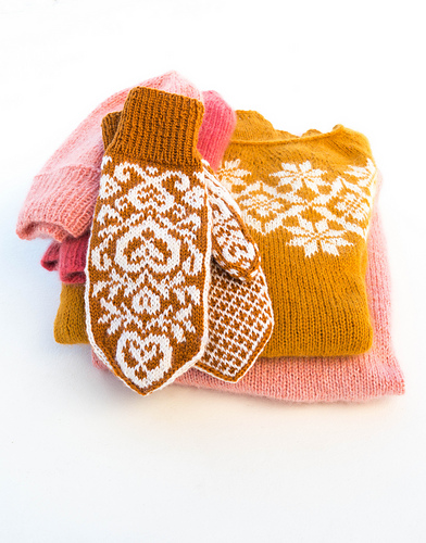Pepperhjertevotter / Ginger heart mittens - Marianne J. Bjerkman