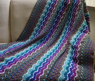 Ravelry: Whispering Waves Afghan pattern by Yay For Yarn Patterns