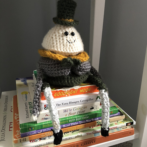 Ravelry Humpty Dumpty Puzzle Doll pattern by Book People Studio