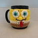 Spongebob coffee cozy crochet pattern 