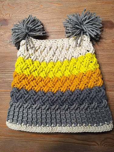 Celtic Weave Crochet Hat photo 8