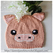 Piggy Beanie pattern