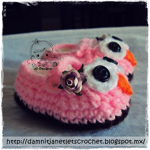 Baby Owl Booties photo 2