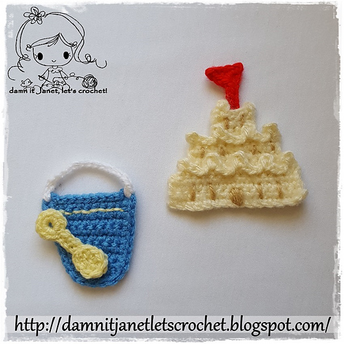 Summer Appliqués (sandcastle, pail & shovel) photo 1