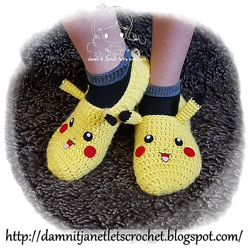 Pikachu Slippers (child/teen size) photo 1