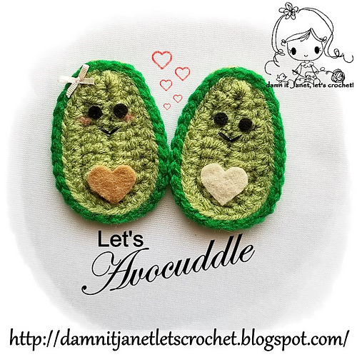 Avocado Halves Applique photo 1