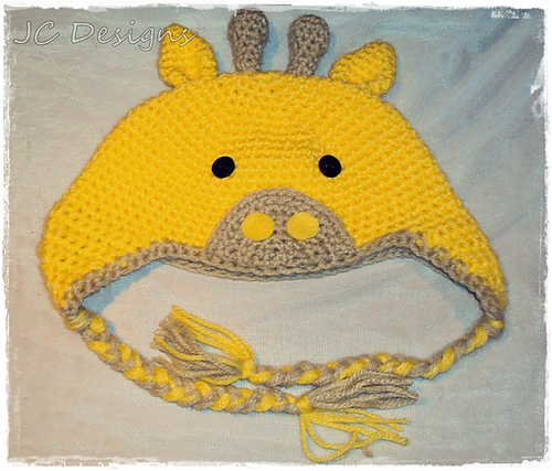 Giraffe Beanie with Earflaps photo 1