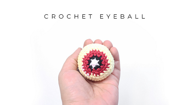 Ravelry: Crochet Eyeball pattern by Maria Divina Santiago