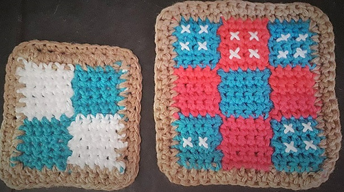 2 test patches / lapjes
