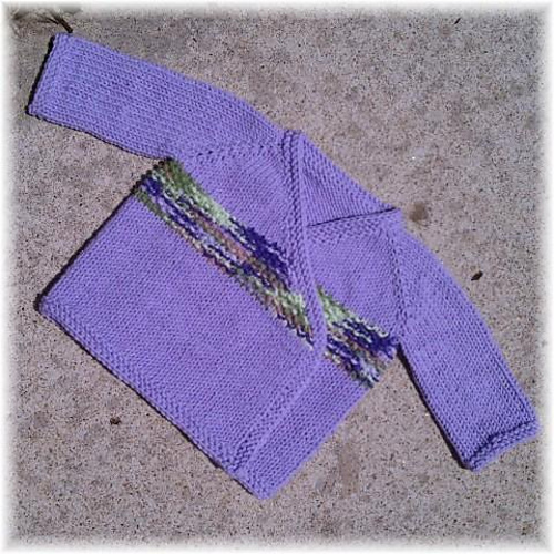 Ravelry Oh Baby Wrap Sweater pattern by Brandi Spray