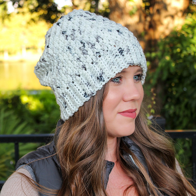 Savannah Slouch \u0026 Messy Bun Hat pattern 