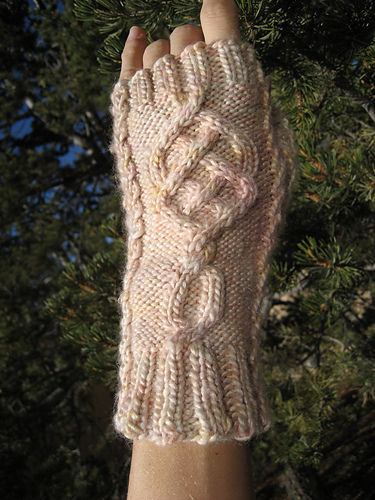 Fire & Ice Fingerless Mitts photo 5
