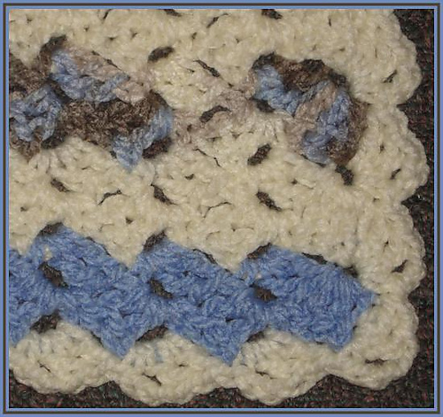 Quick Stripes Baby Afghan photo 2