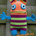 Zorgenvriendje Rainbow pattern 