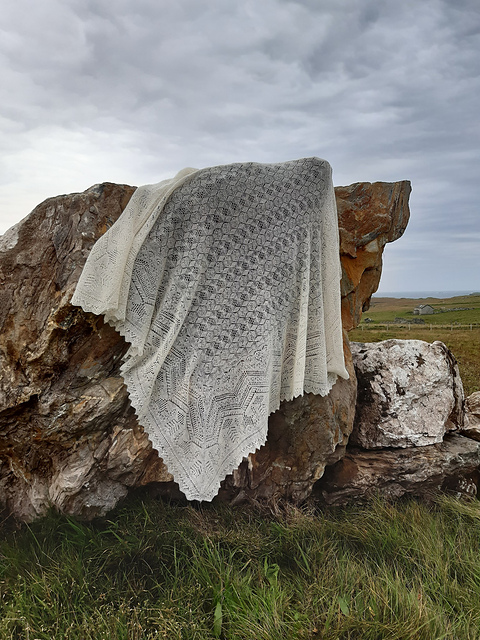 shetland stars shawl
