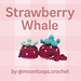 Strawberry whale pattern 