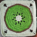 12" Kiwi Granny Square pattern
