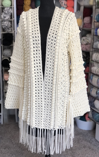 Boho Cardi Duster pattern by tl.crochet 