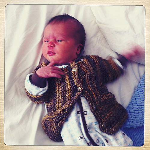 Ravelry Baby Surprise Jacket Preemie Sized pattern by Elizabeth Winfield